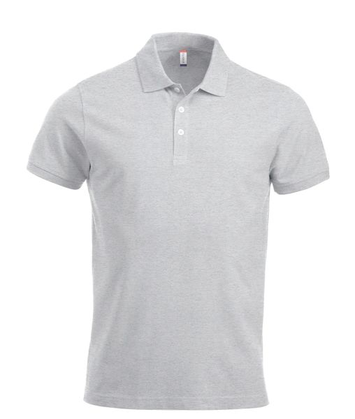 Clique Classic Lincoln S/S koszulka polo z bawełny, nowoczesny krój – ash. Szare koszulki polo męskie CLIQUE, s, bez wzorów, z bawełny, bez ramiączek. Za 120.98 zł.