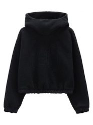 CMP Bluza polarowa w kolorze czarnym rozmiar: L. Czarne bluzy z kapturem damskie CMP, l, z polaru. Za 271.03 zł.