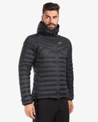 Kurtka puchowa Kilpi Pyramiden. Czarne kurtki męskie Kilpi, m, bez wzorów, z hardshellu, sportowe, bez kaptura. Za 524.00 zł.