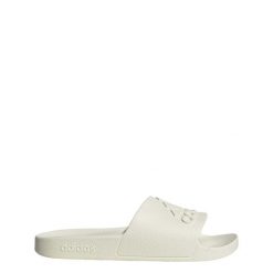 Klapki basenowe dla dorosłych Adidas Adilette Aqua. Białe klapki damskie Adidas, bez wzorów, bez obcasa. Za 99.95 zł.