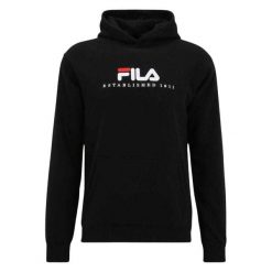 Męska Bluza Z Kapturem Brunssum. Czarne bluzy z kapturem męskie Fila, m, z bawełny. Za 294.99 zł.