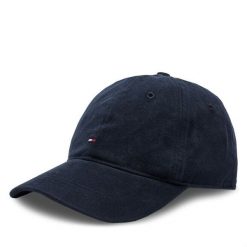 Czapka z daszkiem Tommy Hilfiger. Niebieskie czapki męskie Tommy Hilfiger, bez wzorów. Za 199.99 zł.