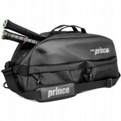 Torba tenisowa Black Prince Tour Carbon Duffel. Czarne torebki klasyczne damskie PRINCE, bez wzorów, bez dodatków. Za 299.99 zł.