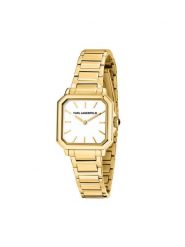 KARL LAGERFELD Zegarek R0553102505 Złoty. Żółte, analogowe zegarki damskie Karl Lagerfeld, ze stali. Za 999.99 zł.