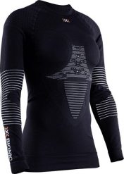 Czarna bluza transmisyjna damska X-Bionic Energizer 4.0. Czarne bluzy bez kaptura damskie X BIONIC, l, bez wzorów, z materiału, bez ramiączek, bez kaptura. Za 789.99 zł.