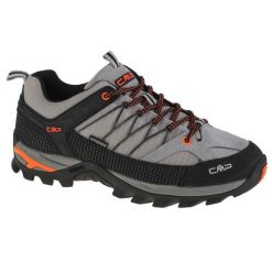 Buty trekkingowe męskie, CMP Rigel Low. Brązowe buty trekkingowe męskie CMP, bez zapięcia, trekkingowe. Za 319.99 zł.