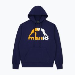 Bluza męska MANTO Logo Hoody. Niebieskie bluzy z kapturem męskie Manto, m, z bawełny. Za 269.99 zł.
