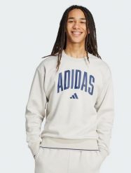 Bluza męska adidas Collegiate Sweat szara JM1732 ROZMIAR XL. Brązowe bluzy bez kaptura męskie Adidas, m, z bawełny. Za 200.99 zł.