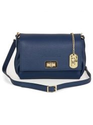 Anna Morellini Skórzana torebka "Matalia" w kolorze granatowym - 22 x 17 x 9 cm rozmiar: onesize. Niebieskie torebki klasyczne damskie Anna Morellini, bez wzorów, z materiału, bez dodatków. Za 260.99 zł.