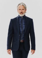 PAKO LORENTE – Granatowa marynarka męska z odpinaną podpinką. Marynarki męskie Pako Lorente, bez wzorów, z elastanu. Za 1,199.99 zł.