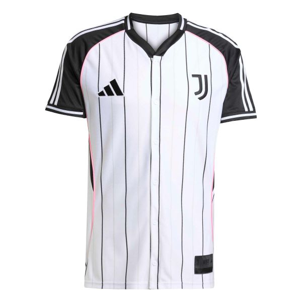 Koszulka kibica baseballowego US Juventus Turyn 2025/26. Białe t-shirty sportowe męskie Adidas, bez ramiączek, do piłki nożnej. W wyprzedaży za 283.00 zł.