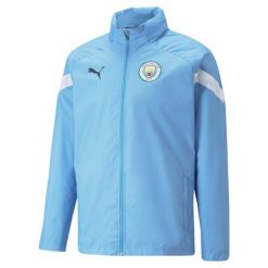 Kurtka treningowa Manchester City All Weather 2022/23. Białe kurtki męskie Puma, m, bez wzorów, bez kaptura. Za 262.60 zł.
