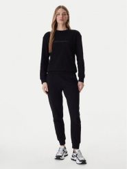 EA7 Emporio Armani Bluza 7W000953 AF15831 Czarny Regular Fit. Czarne bluzy bez kaptura damskie EA7 Emporio Armani, m, z bawełny. Za 589.99 zł.