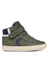 Geox Sneakersy B Gisli Boy B461NA 054FU C3024 S Zielony. Zielone trampki i tenisówki chłopięce Geox, bez wzorów, ze skóry, bez zapięcia. Za 209.99 zł.