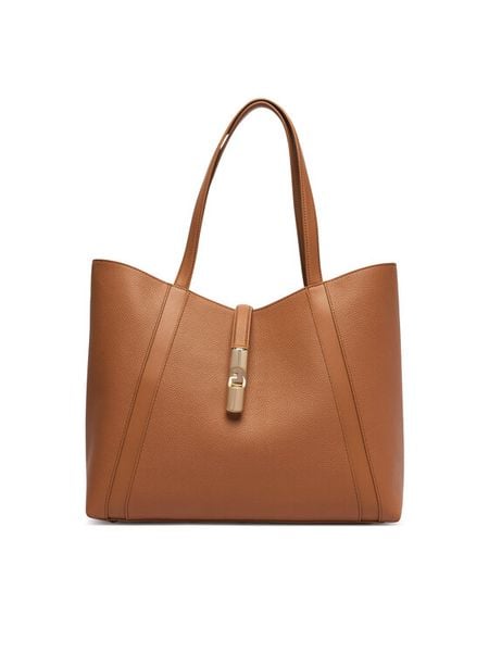 Furla Torebka Goccia L WB01788 BX3353 C RY000 Brązowy. Brązowe torebki klasyczne damskie Furla, bez wzorów, ze skóry, bez dodatków. Za 1,439.00 zł.
