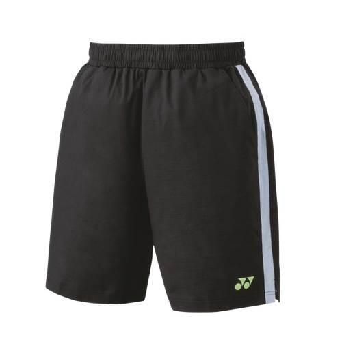 Spodnie badminton męskie Yonex All Tennis Tournament 2024. Czarne szorty męskie YONEX, bez wzorów, z materiału, sportowe. Za 288.00 zł.