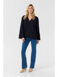 Cream Bluzka "Mila" w kolorze granatowym rozmiar: 40. Niebieskie bluzki damskie Cream, bez wzorów, bez kołnierzyka, bez ramiączek. Za 69.91 zł.