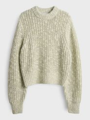 OPUS Sweter "Palizia" w kolorze zielonym rozmiar: 42. Zielone swetry klasyczne damskie Opus, ze splotem, bez kołnierzyka. Za 195.99 zł.