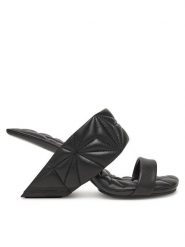 United Nude Klapki Loop Hi 10005860188 Czarny. Czarne klapki damskie United Nude, bez wzorów, ze skóry, bez obcasa. Za 929.99 zł.