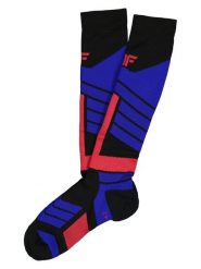 4F Skarpety w kolorze czarno-niebieskim rozmiar: 43-46. Czarne skarpetki męskie 4f, bez wzorów, z materiału. Za 52.30 zł.