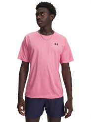 Under Armour Koszulka sportowa "Tech" w kolorze różowym rozmiar: M. Różowe t-shirty sportowe męskie Under Armour, m, z materiału, bez ramiączek, outdoorowe. Za 87.99 zł.