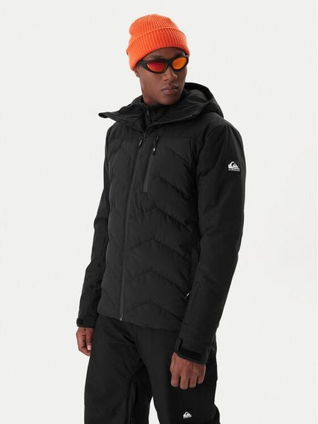 Quiksilver Kurtka narciarska The Edge EQYTJ03504 Czarny Slim Fit. Czarne kurtki narciarskie i snowboardowe damskie Quiksilver, l, bez wzorów, z syntetyku, bez kaptura, narciarskie. Za 809.99 zł.