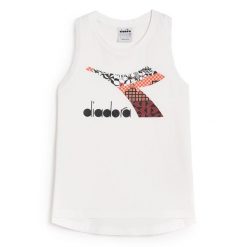 Koszulka damska DIADORA L. TANK FLOSS. Białe bielizna termoaktywna damska Diadora, l, bez wzorów. Za 29.99 zł.