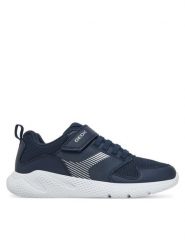Geox Sneakersy J Sprintye J55GBA 0BC14 C4002 D Granatowy. Niebieskie buty sportowe chłopięce Geox, bez wzorów, ze skóry, bez zapięcia. Za 239.99 zł.