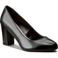 Czółenka i Szpilki LASOCKI 0194-01. Czarne czółenka damskie Lasocki, bez wzorów, ze skóry, bez obcasa. Za 189.99 zł.