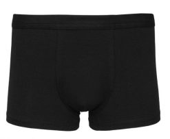 Bokserki Obcisłe, Czarne Gładkie, Jednokolorowe, Bawełniane, Majtki z Elastanem -ALTIES. Czarne bokserki męskie Alties, bez wzorów, z bawełny. Za 35.00 zł.