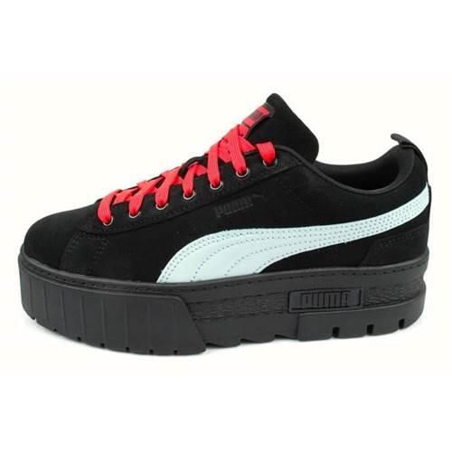 Buty do chodzenia damskie Puma Mayze Dua Lipa. Czarne buty sportowe na co dzień damskie Puma, bez wzorów, z materiału, trekkingowe. Za 367.00 zł.