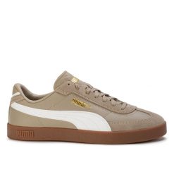 Buty męskie sneakersy sportowe Puma CLUB II ERA. Brązowe buty sportowe na co dzień męskie Puma, z jeansu, bez zapięcia, trekkingowe. Za 390.00 zł.