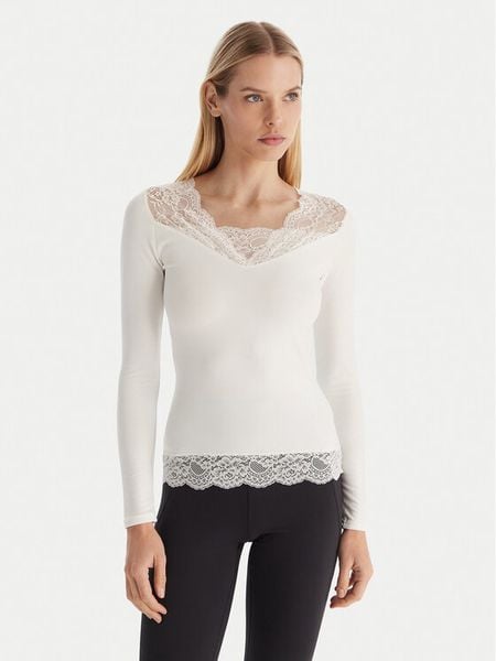 Ysabel Mora Bielizna termoaktywna górna 70033 Biały Slim Fit. Biała bielizna termoaktywna damska ysabel mora, m, bez wzorów, z syntetyku. Za 129.99 zł.