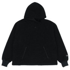 Damska Bluza Z Markowym Rękawem. Czarne bluzy bez kaptura damskie CHAMPION. Za 343.99 zł.