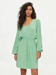 Selected Femme Sukienka 16089064 Zielony Regular Fit. Zielone sukienki damskie Selected Femme, na co dzień, bez wzorów, z wiskozy, bez kołnierzyka, bez ramiączek, proste. Za 259.99 zł.