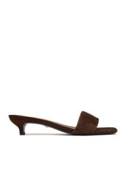 GINO ROSSI Klapki EO-V2229-111-5 Brązowy. Brązowe klapki damskie Gino Rossi, bez wzorów, ze skóry, bez obcasa. Za 299.99 zł.