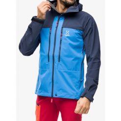Kurtka softshell męska Haglofs Roc Sight Softshell Jacket. Niebieskie kurtki softshell damskie Haglöfs, m, bez wzorów, z softshellu, bez kaptura. Za 1,011.99 zł.