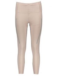 Adidas Legginsy sportowe w kolorze beżowym rozmiar: L. Brązowe legginsy damskie Adidas, l, bez wzorów, outdoorowe. Za 173.99 zł.