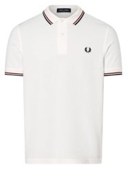 Fred Perry koszulka polo Mężczyźni Bawełna biały, XL. Białe koszulki polo męskie Fred Perry, m, bez wzorów, z bawełny, bez ramiączek. Za 449.95 zł.