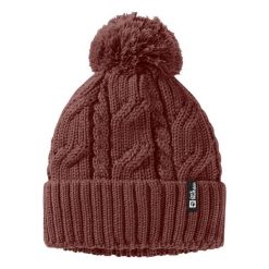 Czapka zimowa Jack Wolfskin Pompom. Czerwone czapki zimowe damskie Jack Wolfskin. Za 159.99 zł.