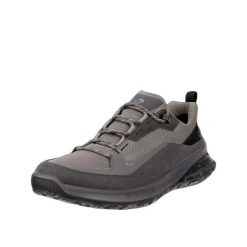 Buty trekkingowe ECCO ULT-TRN Low Wodoodporne. Szare buty trekkingowe męskie ECCO, z materiału, bez zapięcia, trekkingowe. Za 766.60 zł.
