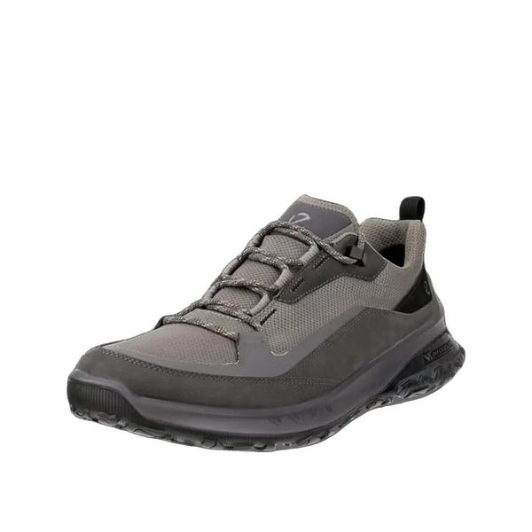 Buty trekkingowe ECCO ULT-TRN Low Wodoodporne. Szare buty trekkingowe męskie ECCO, z materiału, bez zapięcia, trekkingowe. Za 766.60 zł.