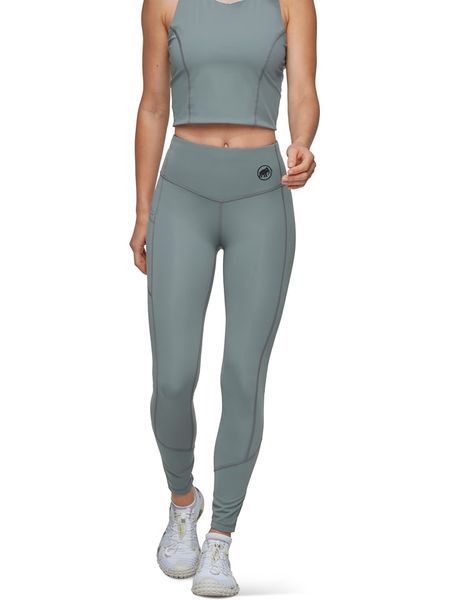 Mammut Legginsy sportowe "Massone" w kolorze zielonym rozmiar: XL. Zielone legginsy damskie Mammut, xl, bez wzorów, z materiału, outdoorowe. Za 264.95 zł.