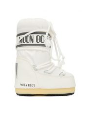 Moon Boot Śniegowce 80D1400440 S Biały. Białe śniegowce dziewczęce Moon Boot, ze skóry. Za 629.99 zł.