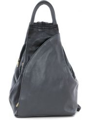Anna Morellini Skórzany plecak "Novara" w kolorze szarym - 29 x 34 x 13 cm rozmiar: onesize. Szare plecaki damskie Anna Morellini, bez wzorów, z materiału. Za 304.99 zł.