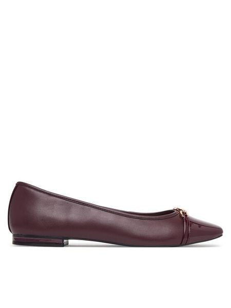 Aldo Baleriny Krishelle 14190621 Bordowy. Czerwone baleriny damskie Aldo, bez wzorów, ze skóry, bez obcasa. Za 259.99 zł.