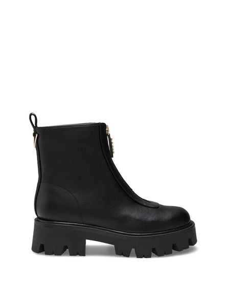 Guess Kozaki 184521 Czarny. Czarne kozaki damskie Guess, bez obcasa, na słupku. Za 584.99 zł.