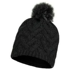 Czapka Buff Knitted & Fleece Caryn Graphite. Czarne czapki męskie Buff, na zimę, bez wzorów, z dzianiny, biznesowe. Za 139.99 zł.