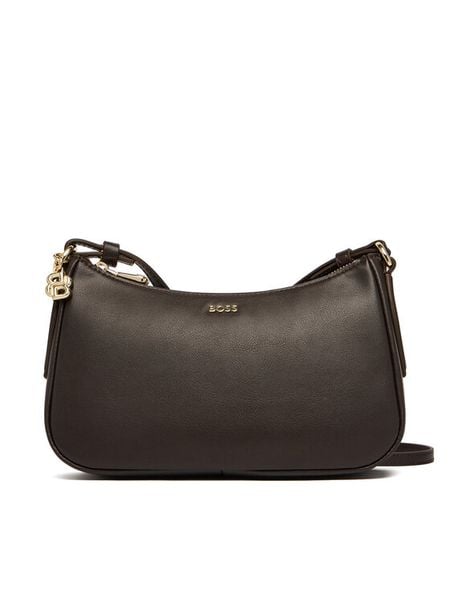 BOSS Torebka 50547773 Brązowy. Brązowe listonoszki damskie Boss, bez wzorów, ze skóry, bez dodatków. Za 749.99 zł.