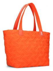 Zwei Shopper bag w kolorze pomarańczowym - 42 x 31 x 24 cm rozmiar: onesize. Pomarańczowe shopper bag damskie Zwei, bez wzorów, z materiału, na ramię, bez dodatków. Za 172.49 zł.